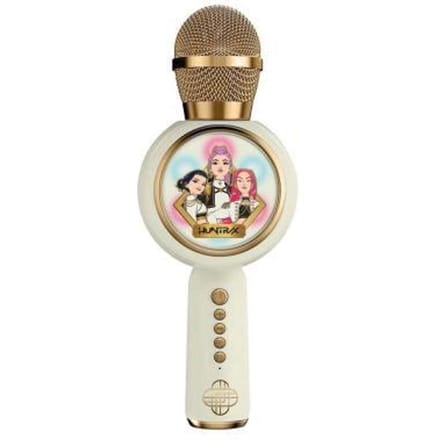 KPop Demon Hunters - Huntr/x - Golden - draadloze karaoke microfoon voor kinderen - oplichtend LED display - speaker - stemvervorming