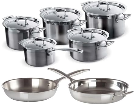 Le Creuset Pannenset Magnetik 7 delig