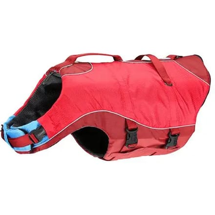 Kurgo Life Jacket Surf N Turf  Comfortabel Hondenzwemvest - Rood - Medium