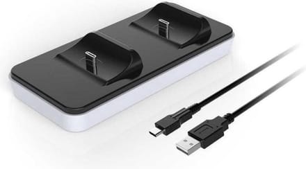 Controller dock station Geschikt voor: Playstation 5 PS5 - Oplader lader Dobe Usb Oplaadstation Controller, Fast Charger, Charging dock