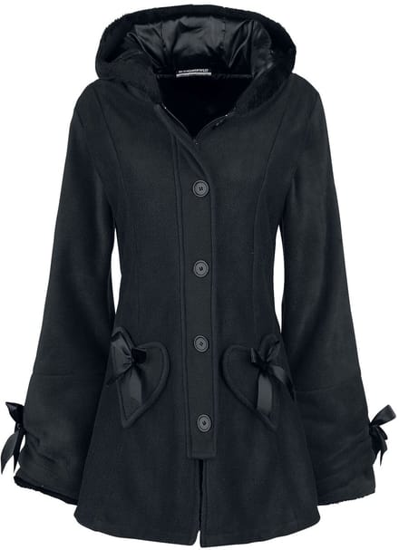 Poizen Industries Alison Dames Korte jas - zwart - 5XL