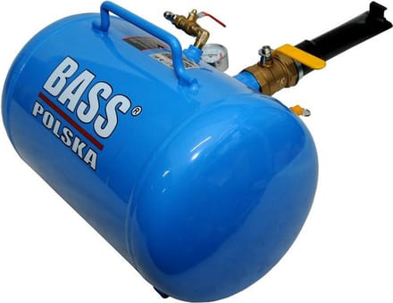Inflator, drukvat voor het oppompen van banden