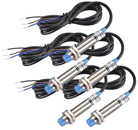Inductieve Naderingssensor M12 4mm - 10-30 VDC - NPN Normaal Open - 5 Stuks