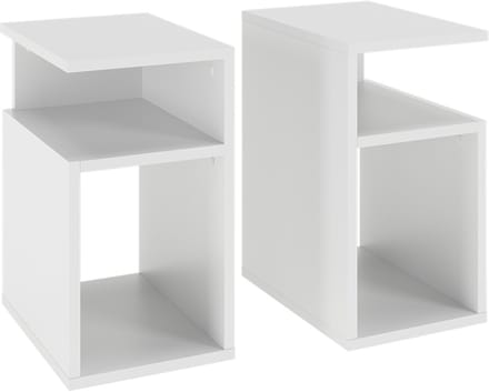 Vicco Elios Nachtkastje – Set van 2 Wit