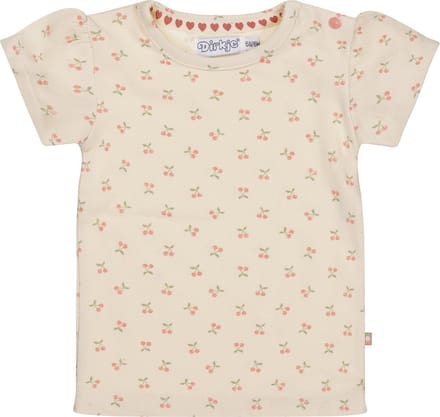 Dirkje R-CHERRY Meisjes T-shirt - Off white - Maat 68