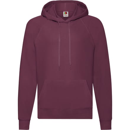 Fruit of the Loom Heren Lichtgewicht Pullover Hoodie (Bourgondië)