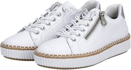 Lage sneakers van schapenleer