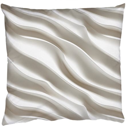 Sierkussens - Kussentjes Woonkamer - 45x45 cm - Diagonaal - Golven - Crème