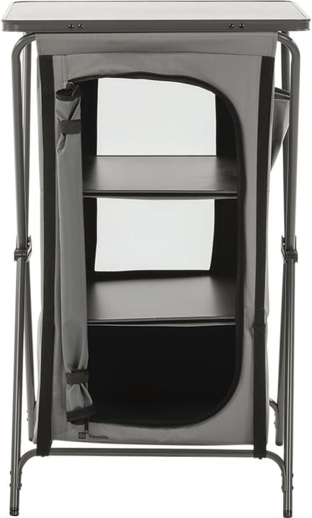 Travellife Toledo opbergkast opvouwbaar laag dark grey