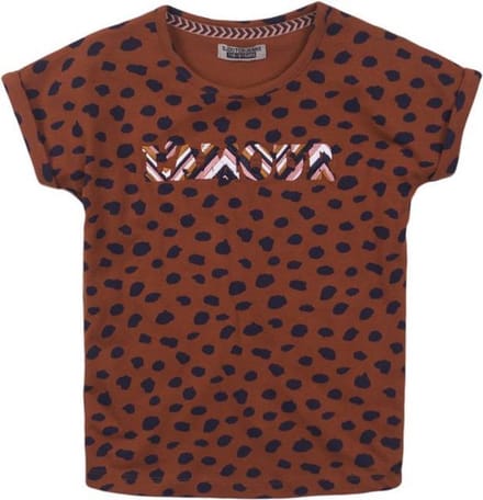 DJ Dutchjeans Shirt 'L'Amour' Cognac Maat 92