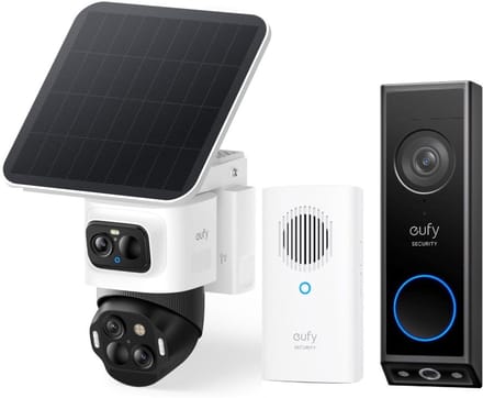 eufy Security eufyCam S4 + eufy Security E340 Video Deurbel met Chime