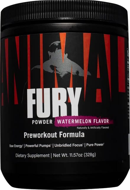 Universal Nutrition Animal Fury (20 serv) Watermelon - Pre-Workout - Pre-Workout Booster
