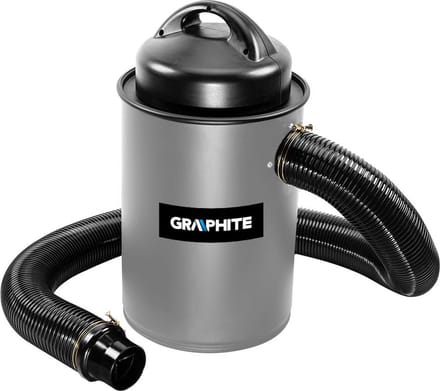 Graphite 59G611 Serie - Spaanafzuiging - 1100W - 50L - 2m Slang