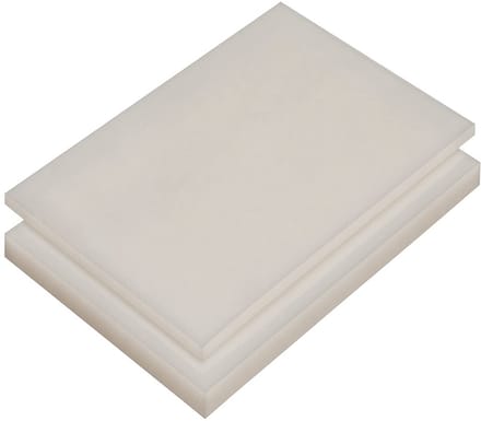 HDPE Plaat Wit Natuurlijk 3 mm op Maat Gezaagd Diverse Groottes