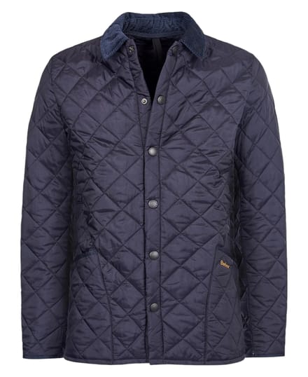 Barbour Heritage Liddesdale Quilted Jas Navy - Maat 3XL - Heren - Tussenjas