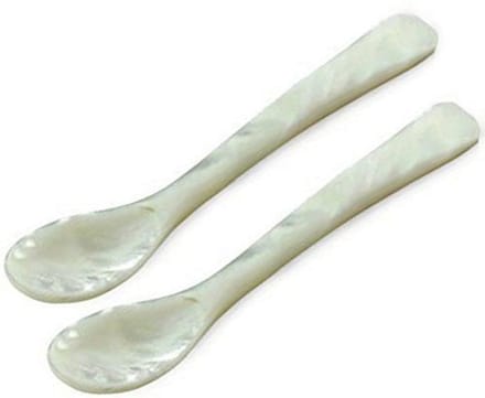 Pearlescent Caviar and Egg Spoon Set of 2 - 11cm