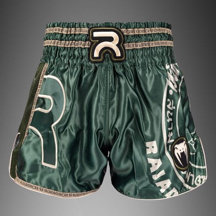 Venum x Rajadamnern Muay Thai Shorts - Leger Groen - S