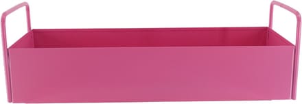 Housevitamin Dienblad - Plantebak Metaal 41,5x15,5x13cm- Roze