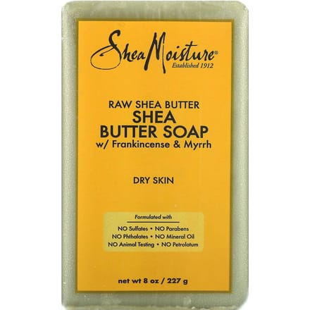 SheaMoisture, Savon au beurre de karité brut, encens et myrrhe, 227 g (227g) beige