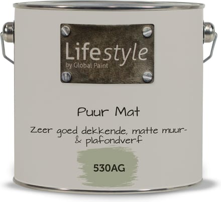 Lifestyle Puur Mat - Muurverf - 530AG - 2.5 liter