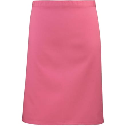 Premier Unisex Volwassenencollectie Halflang Taille Schort (Fuchsia)