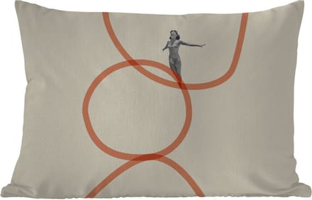 Buitenkussens - Tuin - Liefde - Vintage - Koppel - Design - 50x30 cm