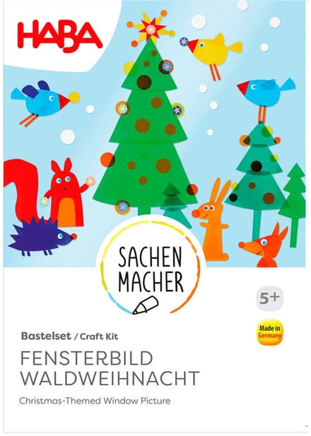 Haba knutselpakketje Raamdecoratie Kerst - 5+