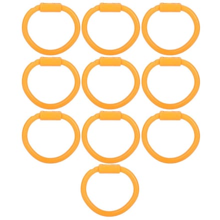 10 stuks Nylon Stierneusring Accessoire voor Rund Vee Boerderij Vee Dierlijke Uitrusting beige