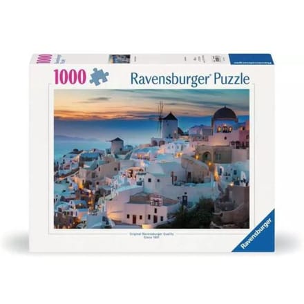 Ravensburger puzzel legpuzzel Santorini avond - 1000 stukjes landschap.