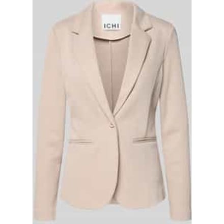slim fit blazer met paspelzakken model 'KATE PIQUE'
