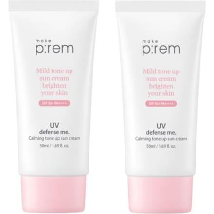 make p:rem UV Defense Me. Calming Tone Up Sun Cream (2ea) Set