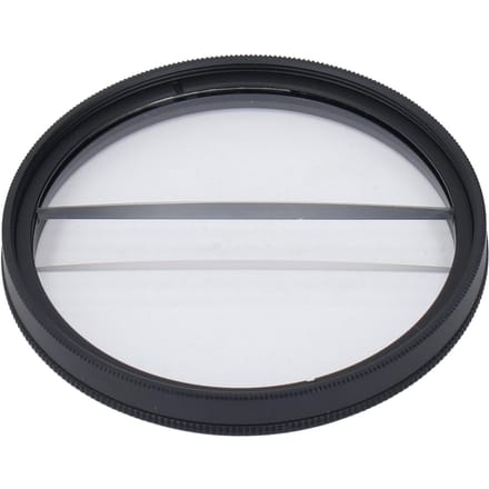 52MM Blur Speciaal Effect Filter Dubbelzijdig Meerlaags Coating Split Diopter Filter met Filter gray