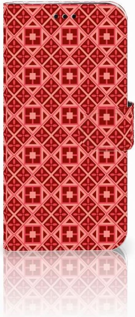 Samsung Galaxy J5 2017 Telefoon Hoesje Batik Rood