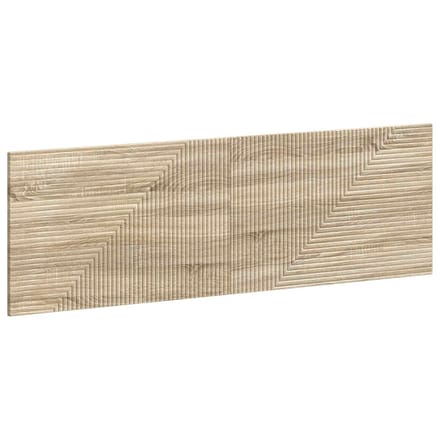 vidaXL - Wandgemonteerd - Hoofdbord - HAARLEM - Sonoma - Eiken - Bewerkt - hout