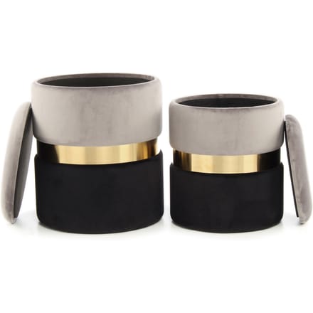Set van 2 poefs Zora | Hearthome & Living