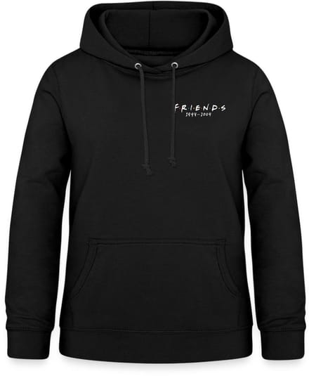 Friends Vrienden Logo 1994-2004 Hoodie Dames