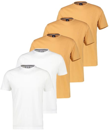 LERROS Heren t-shirt 5 pack Basic