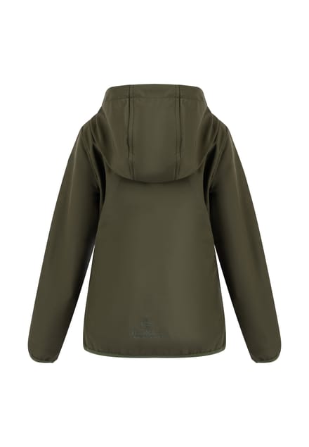 Schmuddelwedda softshell jas jonge donkere olijf