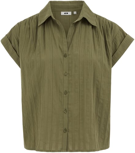 WE Fashion Dames blouse met structuur - Curve