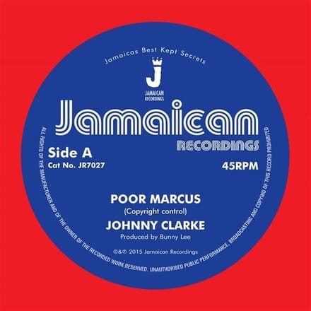 Johnny Clarke - Poor Marcus (7" Single)