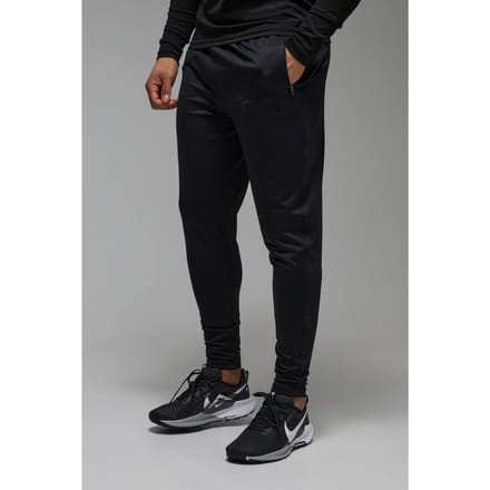 Heren Active Performance Toelopende Stretch Jogger | Black | Size Medium