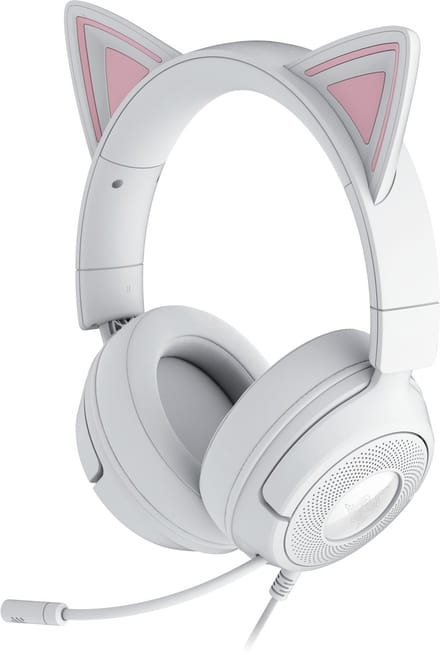 Razer Kraken Kitty V3 X - Gaming Headset - 7.1 Surround - 3.5mm - Wit