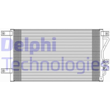 Condensator, airconditioning DELPHI TSP0225613