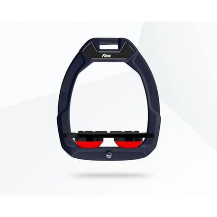 Veiligheidseisen voor paardrijden Plat Grip Rood/Zwart/Rood Flex-On Safe-On