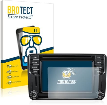 Screenprotector voor Volkswagen T6 2015 Discover Media Plus 6.33" Beschermglas transparant