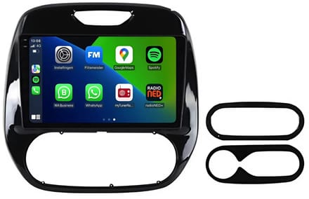 Carplay autoradio voor Renault Captur | R-Link | Facelift 2017 t/m 2019 | Android 13 | Draadloos Apple Carplay & Android Auto | 2GB + 32GB | 8-Core processor | Davilon | 2025 model | 2017 2018 2019| Bluetooth & Wifi