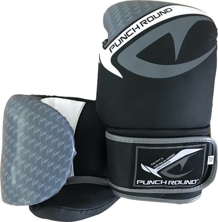 Punch Round NoFear Bokshandschoenen Zwart Grijs