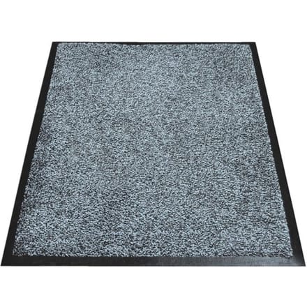 Eazycare Wash vuilvangmat, hooggetrokken nylon, 1150 x 1800 mm, grijs