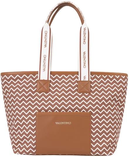VALENTINO shopper schoudertas Armonia Shopping Bag Cuoio / Multicolor Lichtbruin