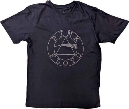 Pink Floyd - Circle Logo Heren T-shirt - M - Zwart